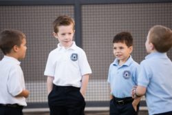 Little boys on the playground